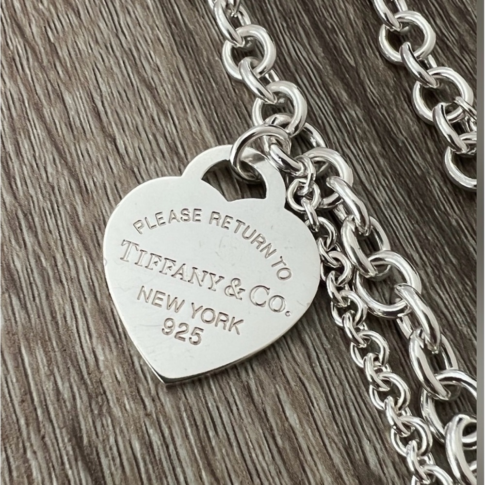 Tiffany & Company sterling heart necklace